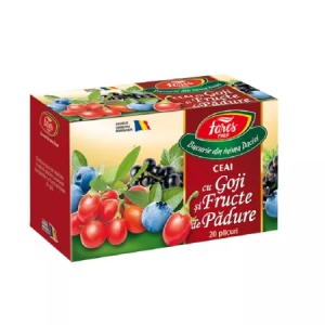 Ceai cu goji si fructe de padure, 20 plicuri, Fares - Img 2