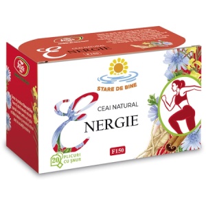 Ceai Energie - Stare de bine cu ceai verde, F150, 20 plicuri, Fares - Img 2