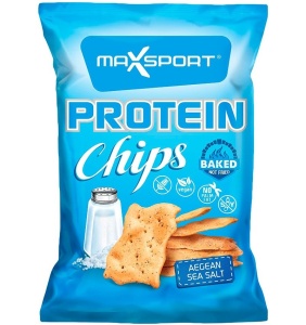Chipsuri proteice cu sare si piper, 45g, Max Sport