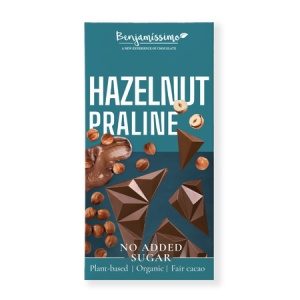 Ciocolata Bio Praline fara zahar adaugat, 60 g, Benjamissimo - Img 2