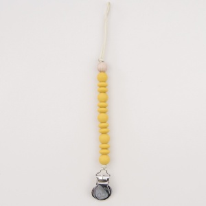 Clip prindere suzeta Melody Mustard, Little Prints