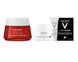 Crema de zi antirid pentru toate tipurile de ten Liftactiv Collagen Specialist, 50 ml, Pachet, Vichy - Img 3