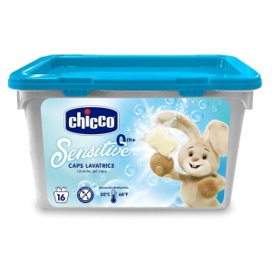 Detergent capsule cu gel Hipoalergenic pentru haine 0luni+, 16 capsule, 10104-7, Chicco