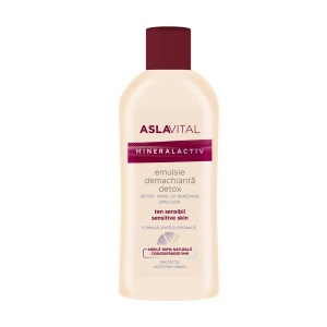 Emulsie demachianta detox Mineralactiv, 150ml, 149, Aslavital