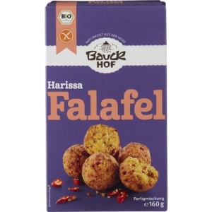 Falafel Harissa cu ardei si chilli ECO, 160g, Bauck Hof