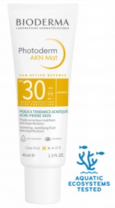 Fluid matifiant si corector Akn Mat Photoderm, SPF30, 40 ml, Bioderma - Img 3