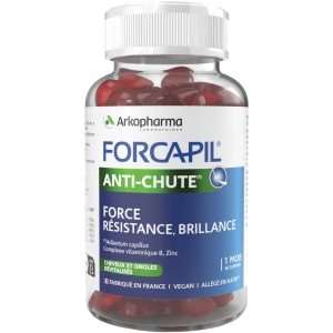 Forcapil jeleuri impotriva caderii parului, 60 bucati, Arkopharma