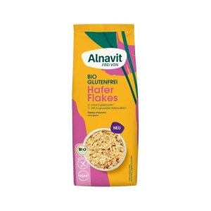 Fulgi crocanti de ovaz bio fara gluten, 200g, Alnavit