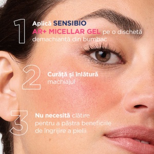 Gel micelar de curatare Sensibio AR+, 250ml, Bioderma - Img 6