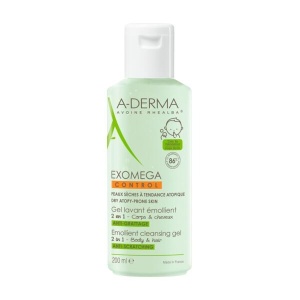 Gel spumant 2 in 1 Exomega Control, 200ml, A-Derma