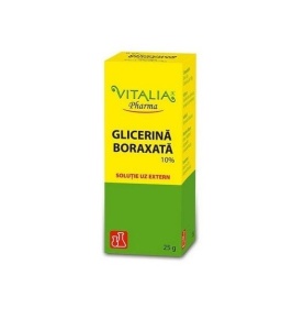Glicerina boraxata 10%, 25g, Vitalia