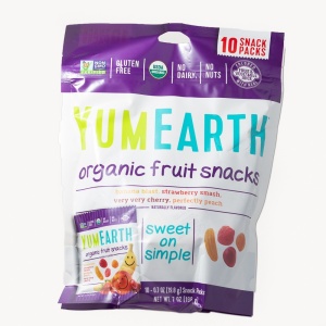 Jeleuri bio de fructe fara gluten, 19.8g, 10 plicuri, YumEarth