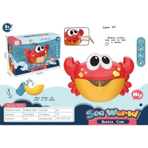 Jucarie muzicala de baie pentru baloane din sapun, crab, Easycare Baby - Img 2
