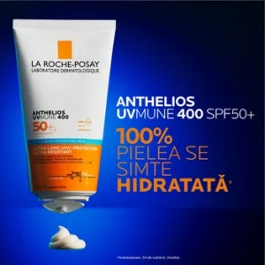 Lapte hidratant Anthelios UV-MUNE pentru fata si corp cu SPF50+, 150ml, La Roche-Posay - Img 3