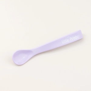 Lingurita din silicon pentru bebelusi Lilac, 1 bucata, Little Prints
