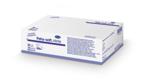 Manusi examinare Peha-soft nitrile nepudrate, M, albastre, 100 bucati, Hartmann