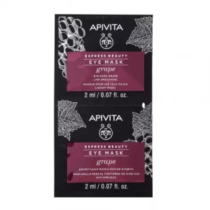 Masca antirid pentru ochi cu ulei de struguri Express Beauty, 2ml, 2 bucati, Apivita