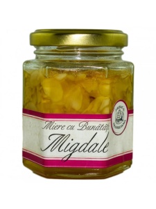 Miere cu Fulgi de migdale, 200 gr, Prisaca Transilvania