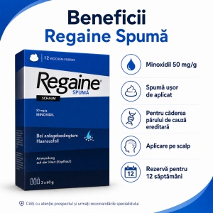 regaine spuma pachet