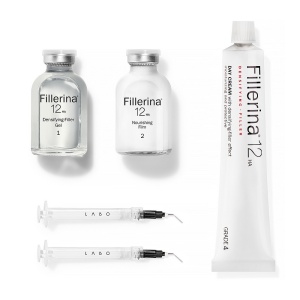 Pachet Tratament intensiv Fillerina 12HA Densifying GRAD 4, 14 + 14 doze + Crema de zi Fillerina 12HA Densifying GRAD 4, 50ml, Labo - Img 3