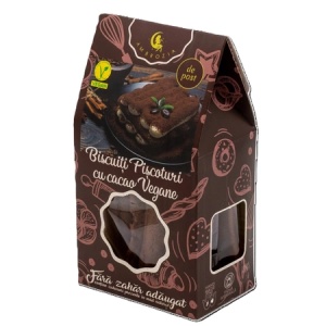 Piscoturi vegane cu cacao, 130g, Ambrozia - Img 2