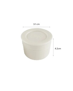 Recipiente pentru sos, roz-crem, 20 ml, 2 bucati, Citron - Img 4