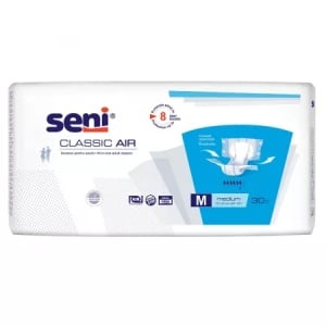 Scutece pentru adulti Classic Air, M, 30 bucati, Seni