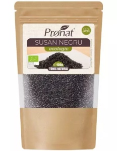Seminte de susan negru Bio, 150g, Pronat