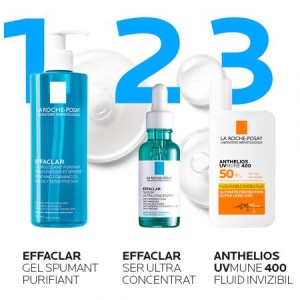 Ser ultra concentrat pentru ten cu tendinta acneica Effaclar, 30ml, La Roche-Posay - Img 4