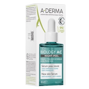 Serum peeling de noapte Biology AC, 30ml, A-Derma - Img 2