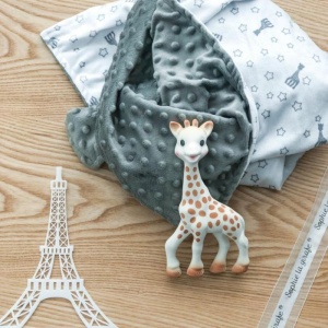 Set cadou girafa Sophie cu paturica Sophie doux, 0L+, 850740, Vulli - Img 2