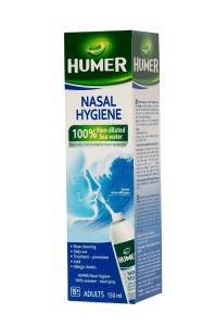 Spray cu 100% apa de mare pentru adulti, 150 ml, Humer