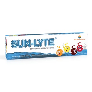 Sun-Lyte saruri de rehidratare, 8 plicuri, Sun Wave