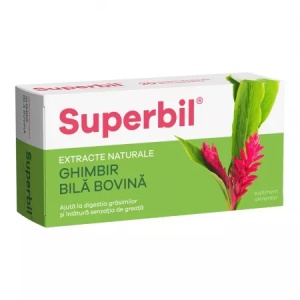 Superbil, 20 comprimate filmate gastrorezistente, Fiterman