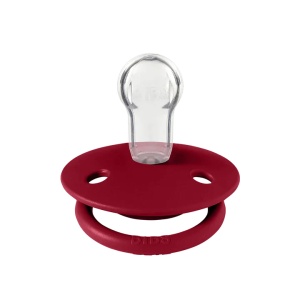 Suzeta De Lux latex coral-ruby, 6-18 luni, 190221, 2 bucati, Bibs - Img 2