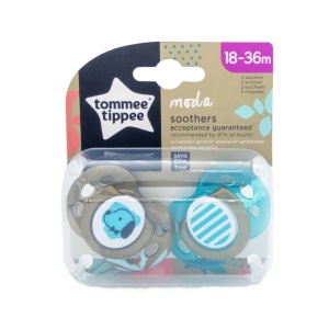 Suzeta ortodontica Moda design baieti, 18-36L, 2 bucati, TT 0263-2, Tommee Tippee