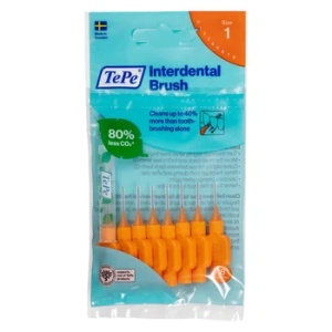 TePe Periute interdentare 0,45mm/nr1 portocaliu x 8bc