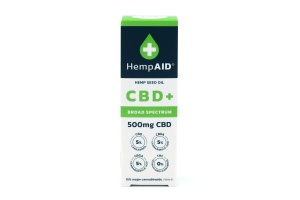 Ulei canepa 500mg CBD, 500mg CBDA, 500mg CBGA, 10ml, HempAid