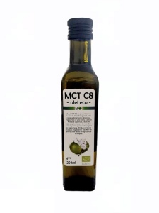 Ulei de cocos MCT C8, 250ml, Deco Italia