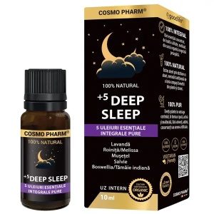 Ulei esential +5 Deep Sleep, 10ml, Cosmopharm