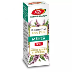 Ulei esential de menta R20, 10ml, Fares - Img 2
