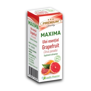 Ulei esential Maxima de Grapefruit, 10ml, Justin Pharma