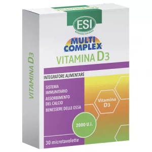 Vitamina D3 2000ui, 30 microtablete, Esi