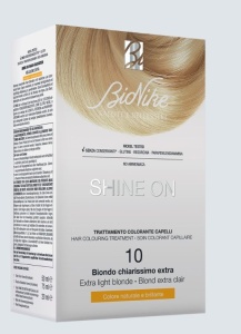 Vopsea tratament pentru par Shine On, culoare blond foarte deschis 10, BioNike