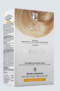 Vopsea tratament pentru par Shine On, culoare blond foarte deschis 9, BioNike
