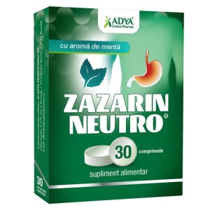 Zazarin Neutro pentru arsuri gastrice, 30 comprimate de supt, Adya Green Pharma