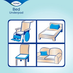Aleze protectie pentru pat Normal, 60 x 60cm, 30 bucati, Tena - Img 2