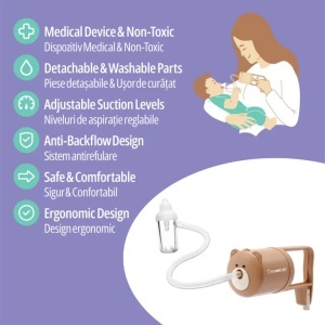 Aspirator nazal cu pompa manuala EASY00272, EasyCare Baby - Img 2