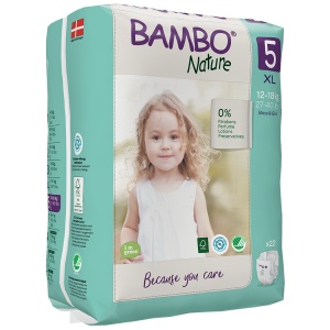 Bambo Nature scutece nr 5 (12-18kg) x 22 buc