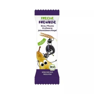 Baton bio de cereale cu pere, prune si mure, 4 bucati, Erdbar